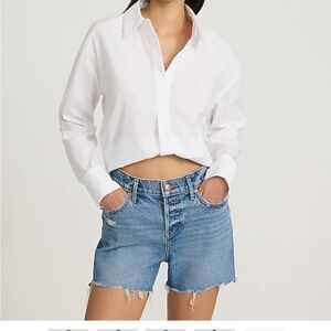 Express White Button Down Shirt